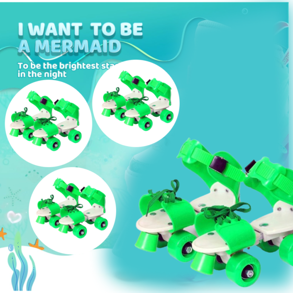 Kids Roller Skates – Adjustable & Comfortable Skating Shoes (Pair of 1)