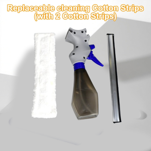 20670.png Plastic Easy Glass Cleaner 3 in 1 Spray Type Cleaning Brush, Pack of 1