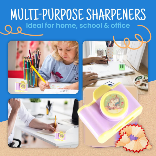 Camera Shape Pencil Sharpener – Stylish Lightweight Sharpener for Kids & Office