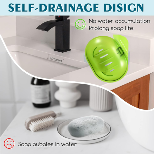 20681_37a60016-817a-40ab-8ecd-889f636669fe.png Wall-Mounted Plastic Soap Dish Holder for Bathroom & Kitchen