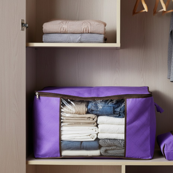 20694_20cea23b-90d6-4eb9-8805-07ddef55e578.png Clothing storage bag zipper, non-woven storage bag storing the clothes and sarees