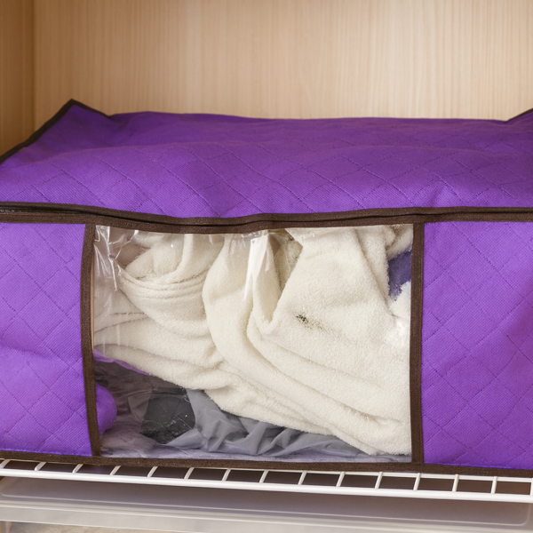 20696_73ddf7fc-9d79-4cd9-b69a-23f792e818ed.png Clothing storage bag zipper, non-woven storage bag storing the clothes and sarees