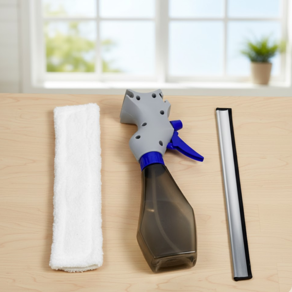 20706.png Plastic Easy Glass Cleaner 3 in 1 Spray Type Cleaning Brush, Pack of 1