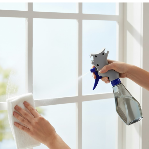 20709.png Plastic Easy Glass Cleaner 3 in 1 Spray Type Cleaning Brush, Pack of 1