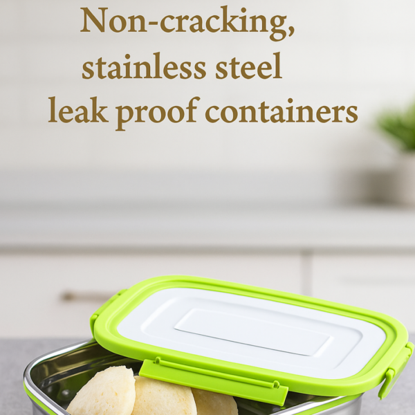 20710.png Ganesh Junior Stainless Steel Lunch Pack for Office & School Use