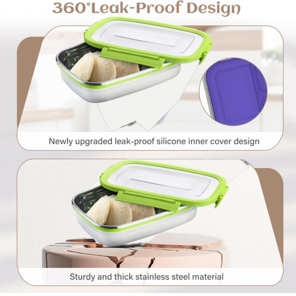 20711.png Ganesh Junior Stainless Steel Lunch Pack for Office & School Use