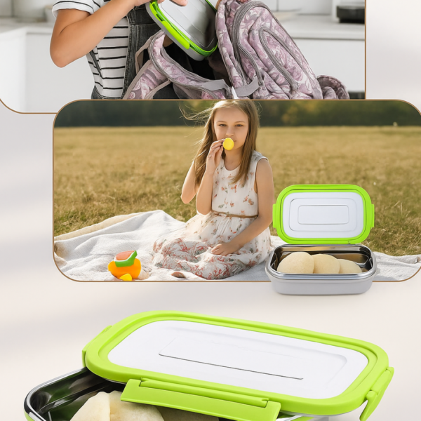 20713.png Ganesh Junior Stainless Steel Lunch Pack for Office & School Use