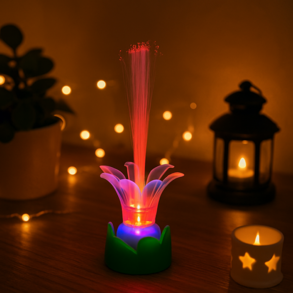 20797.png LED Candlelight Colourful Candle Decoration LED Light, (1 Pc / Multicolor Light)