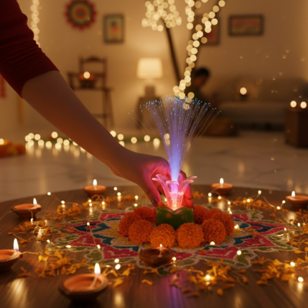 20798.png LED Candlelight Colourful Candle Decoration LED Light, (1 Pc / Multicolor Light)