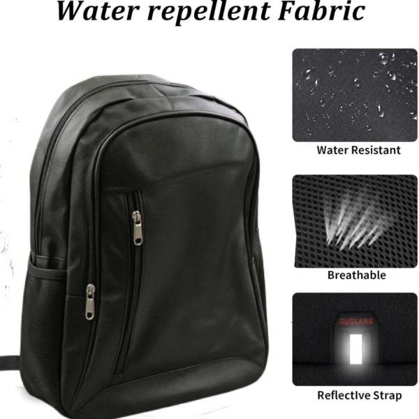 Slim, Durable Water-Resistant Unisex Laptop Backpack – College Bag