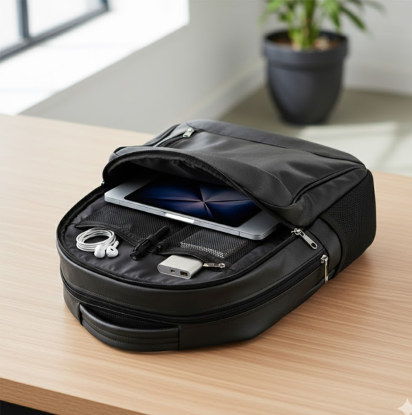 Slim, Durable Water-Resistant Unisex Laptop Backpack – College Bag