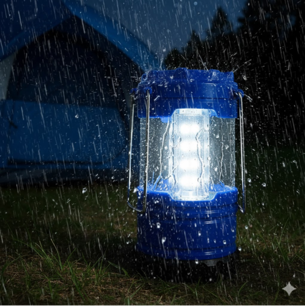 Portable Waterproof Camping Lantern for Hiking & Fishing (Battery Not Included)