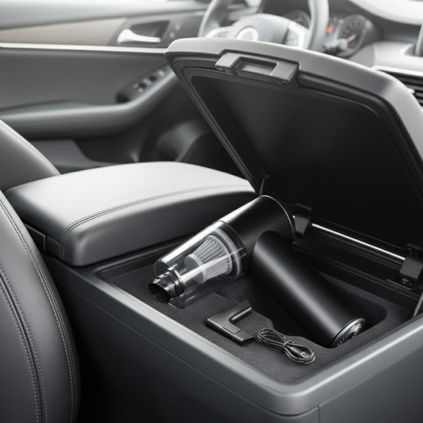 2 in 1 Wireless Vacuum Cleaner – 120W Handheld USB Rechargeable for Home & Car (1 Pc)