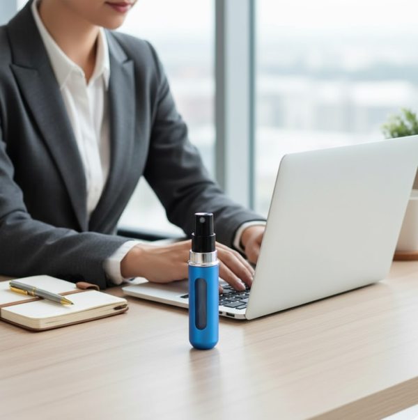 Mini Portable Perfume Empty Spray Bottle (1 Pc / Mix Color)