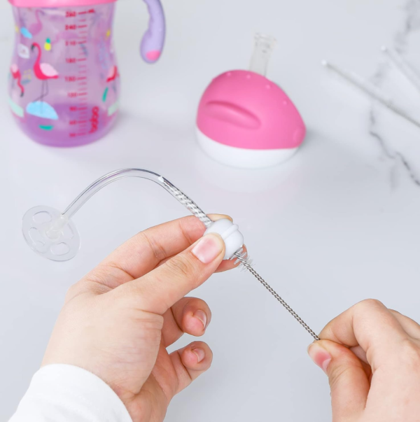 20917_8299332c-3bdb-459f-93a6-56a19d012645.png Stainless Steel Straw Cleaning Brush Drinking Pipe (20 Cm / 1 Pc)
