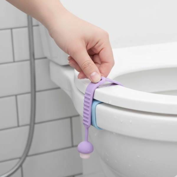 Silicone Toilet Seat Lifter Band (1 Pc)