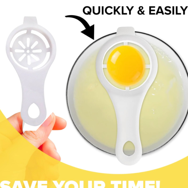 Egg Yolk Separator, Egg White Yolk Filter Separator, Egg Strainer Spoon Filter Egg