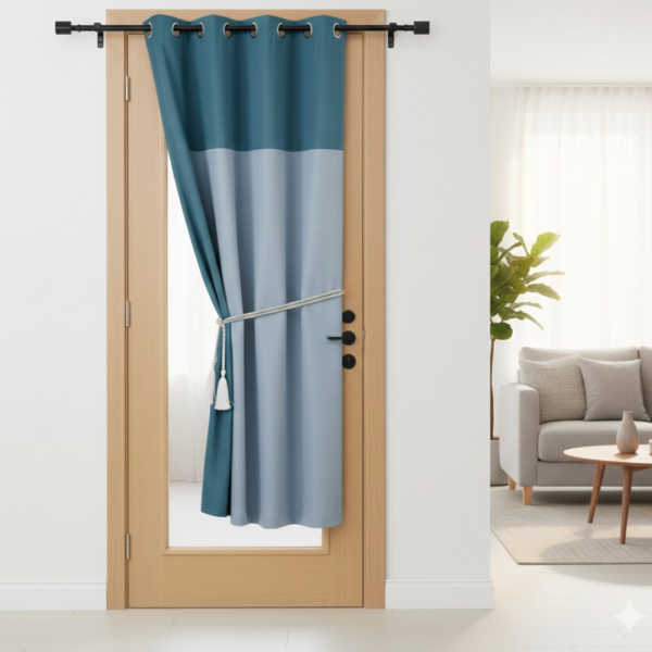 Solid 1 Piece Door Curtain Mix Size(1kg)
