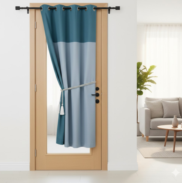 Solid 1 Piece Door Curtain Mix Size(1kg)