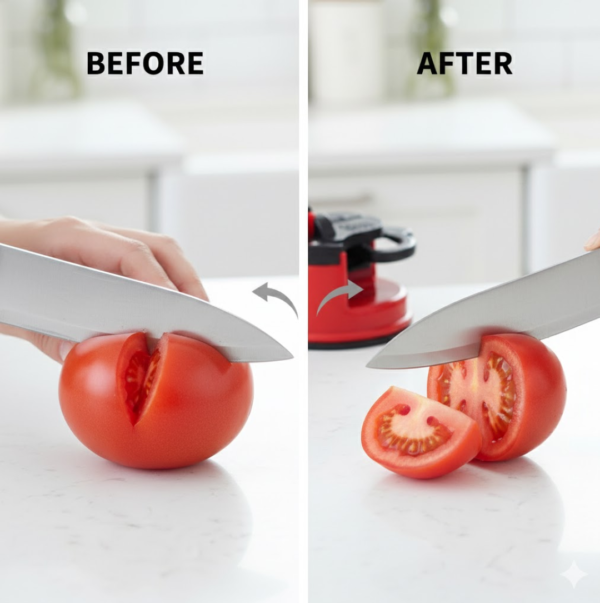 Manual Mini Knife Sharpener  for Steel and Ceramic Knives