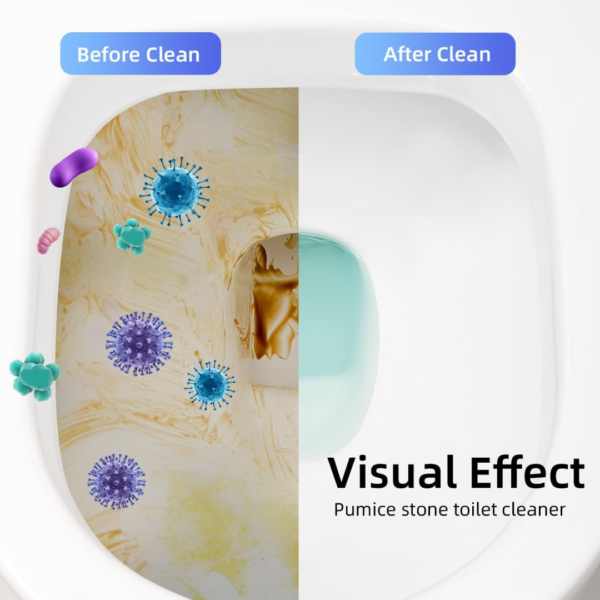 Toilet Plastic Brush with Holder Stand Western and Indian Toilet Bathroom Cleaning