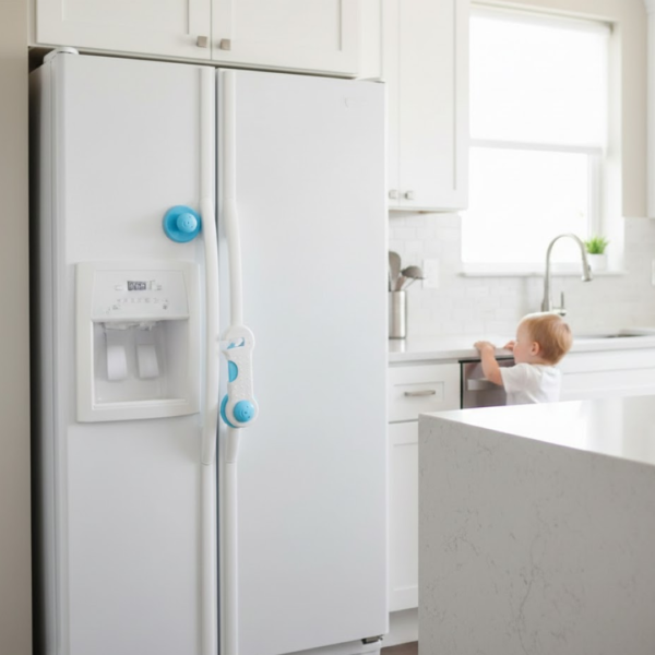 2092621024.png Child Safety lock Proofing for Cabinet Toilet Seat Fridge Door Drawers ( 1 pc)