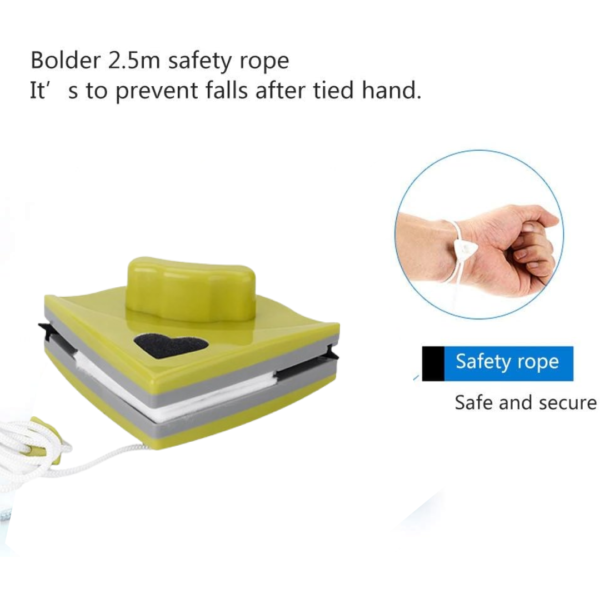 2092621117.png Double face glass cleaner Window Squeegee, Magnetic Window Washing Equipment.