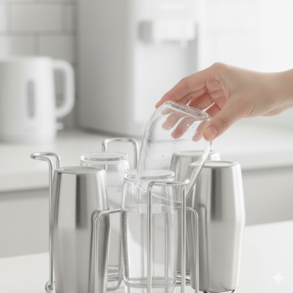 2092621153.png SS Round Glass Stand used for holding sensitive glasses