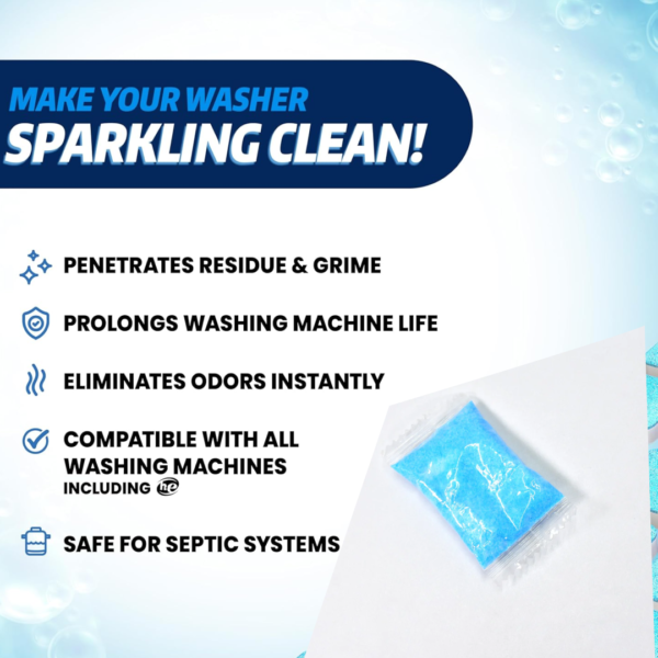 WASHING MACHINE STAIN TANK CLEANER DEEP CLEANING DETERGENT POWDER ( 1PC )