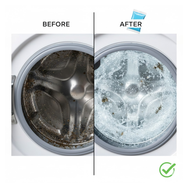 WASHING MACHINE STAIN TANK CLEANER DEEP CLEANING DETERGENT POWDER ( 1PC )