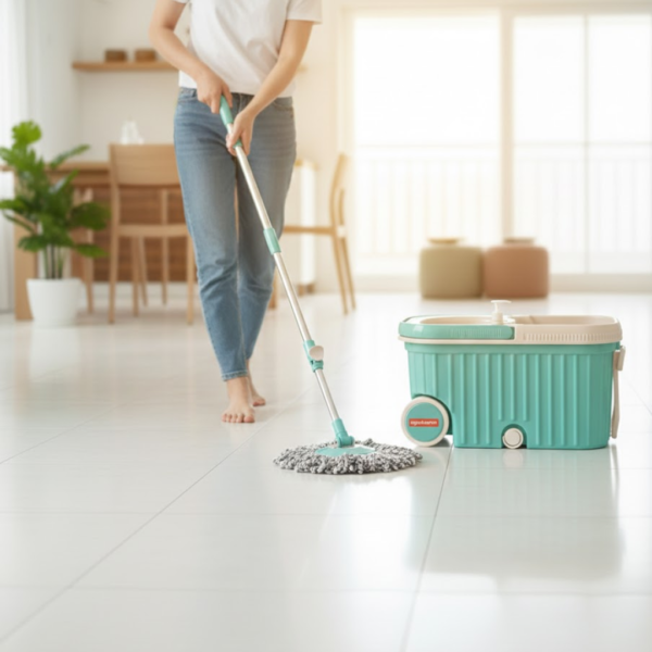 2092621229.png Spin Mop with Bigger Wheels and Plastic Auto Fold Handle for 360 Degree Cleaning