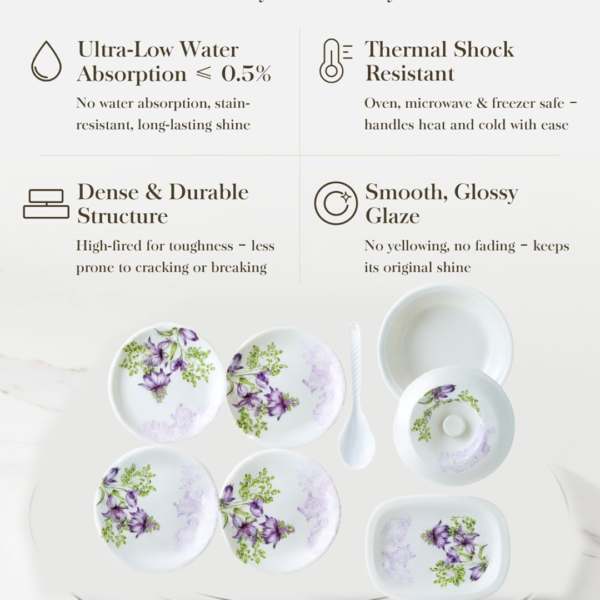 Premium Tableware, Dinner Set, 32 Pc For Serving Food Stuffs And Items.