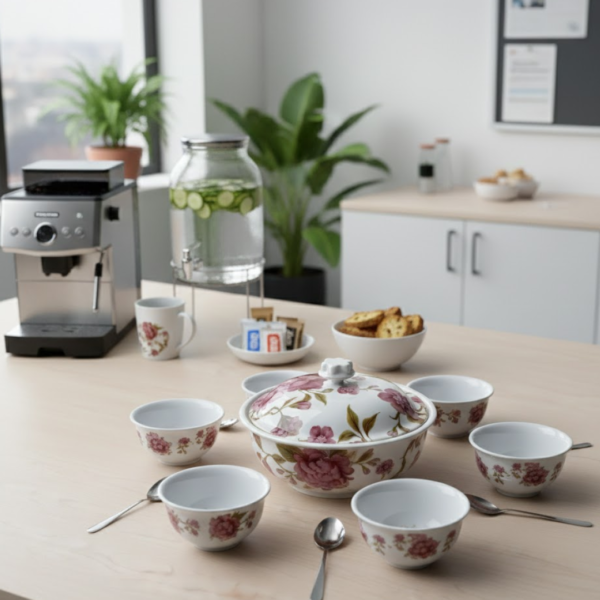 2092621285.png 5 Pc Pudding Set used as a cutlery set for serving food purposes and sweet dishes