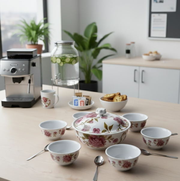 2092621285.png 5 Pc Pudding Set used as a cutlery set for serving food purposes and sweet dishes