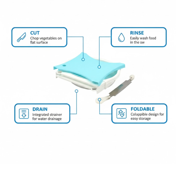 Adjustable Cut N Wash used in all kinds of household and kitchen