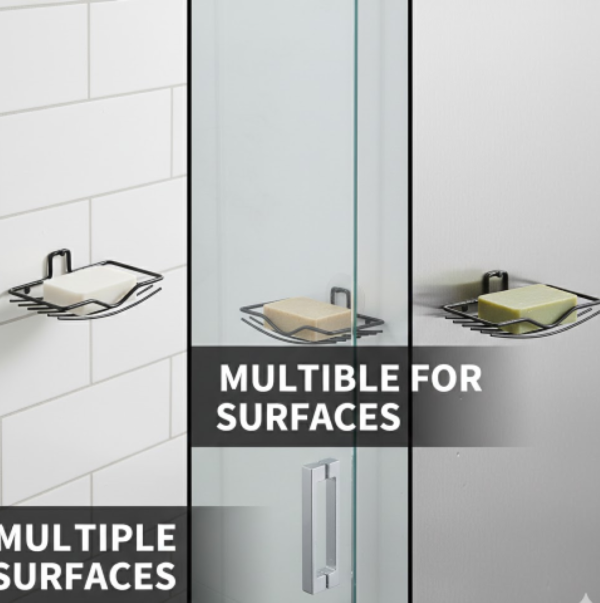 2092621299.png Wall Mount 2-Piece Soap Rack – Versatile Holder for Bathrooms & Homes