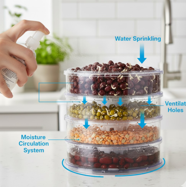 2092621303.png Sprout Maker 4 Layer for Household and Kitchen Use