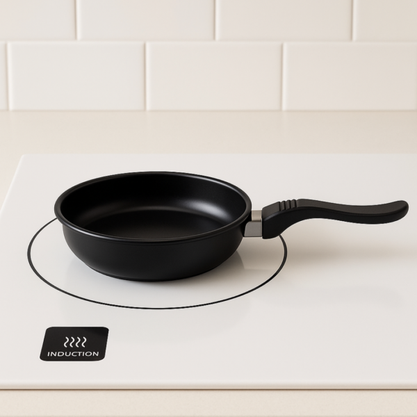 Induction Base Hard Anodized Tadka Fry Pan Nonstick