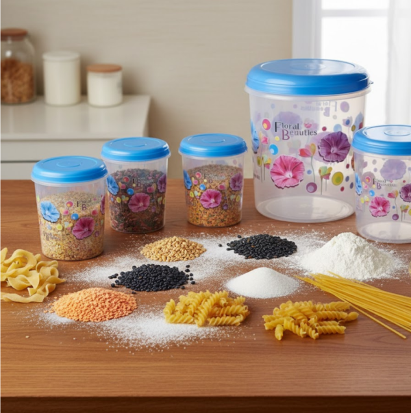 Air Tight Plastic Transparent Container Set