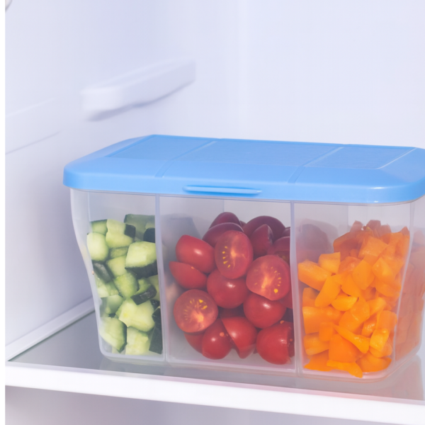 Plastic Square Storage Organiser Container (750ML Capacity)