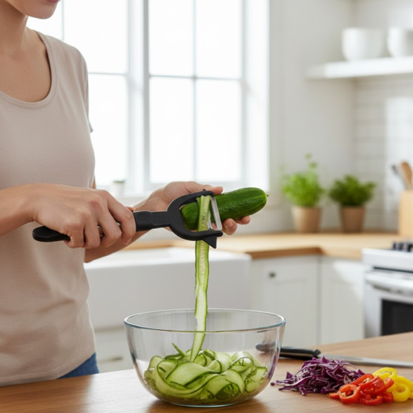 2-in-1 Double Julienne and Vegetable Peeler