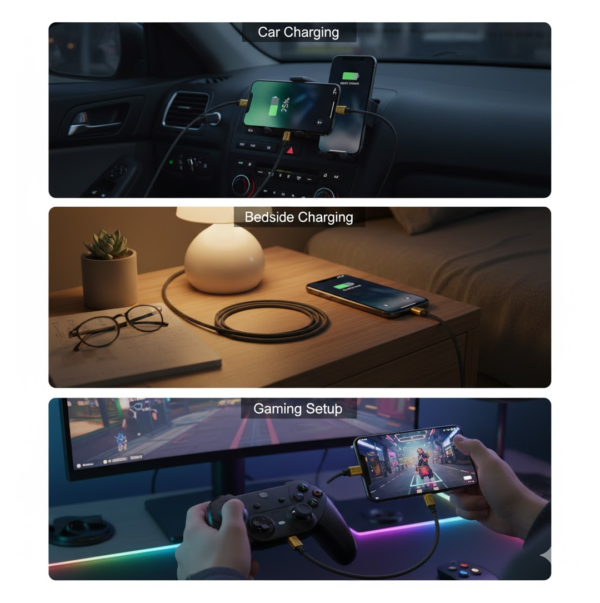 4 in 1 Fast Charging Cable (1 Pc / Loose)