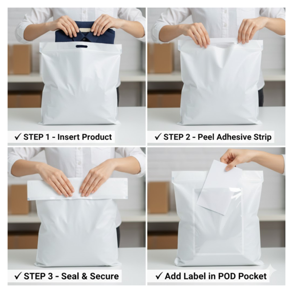 2092621445.png POD pouch Secure Tamper Proof Courier Bags,100 pcs (14 x 16 Inch)