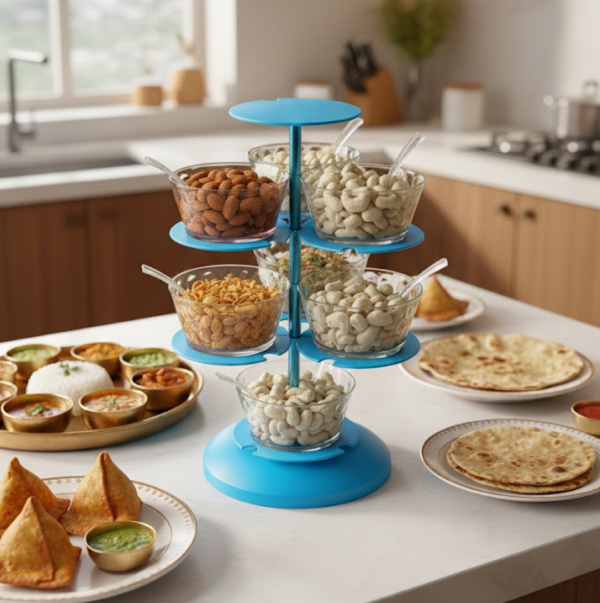 2092621457.png 4 in 1 Multipurpose 360 Degree Rotating Pickle Rack Container for Kitchen