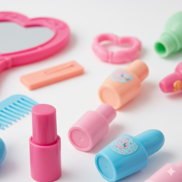 2092621497.png Beauty Make up Set for Kids Girls with Fold-able Suitcase (Multicolour)