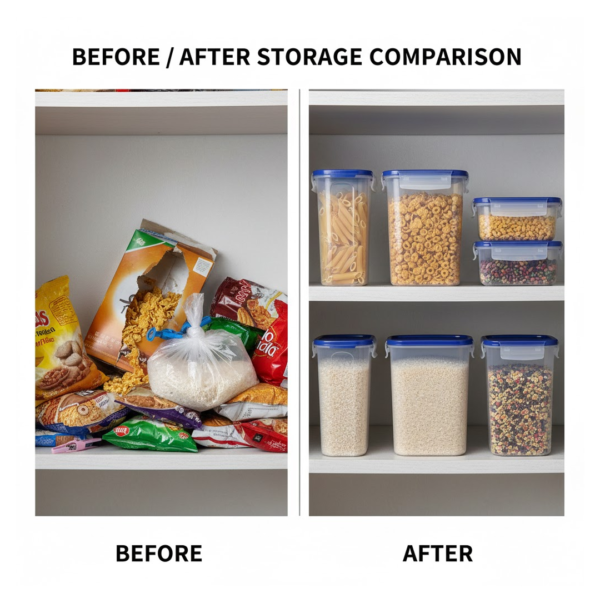 Modular Transparent Airtight Food Storage Container - 2000 ml