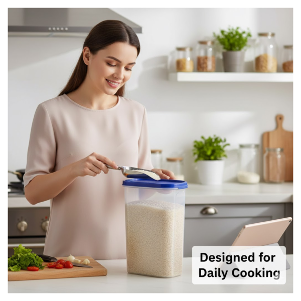 Modular Transparent Airtight Food Storage Container - 2000 ml