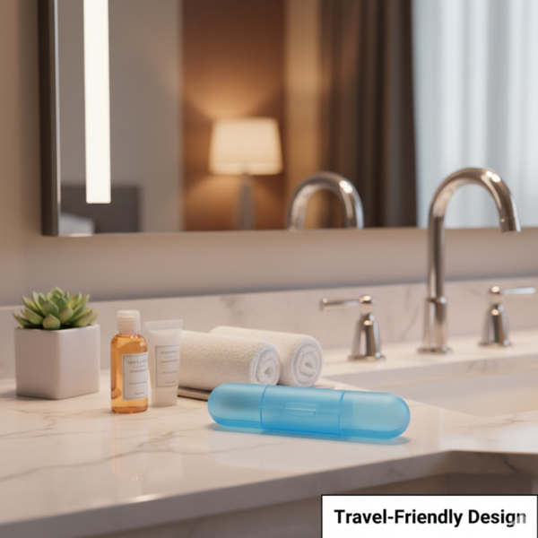 Plastic Hygienic Toothbrush Travel Portable Case