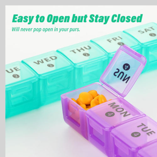 2092621537.png Weekly Pill Case 28-Slot Medicine Organizer