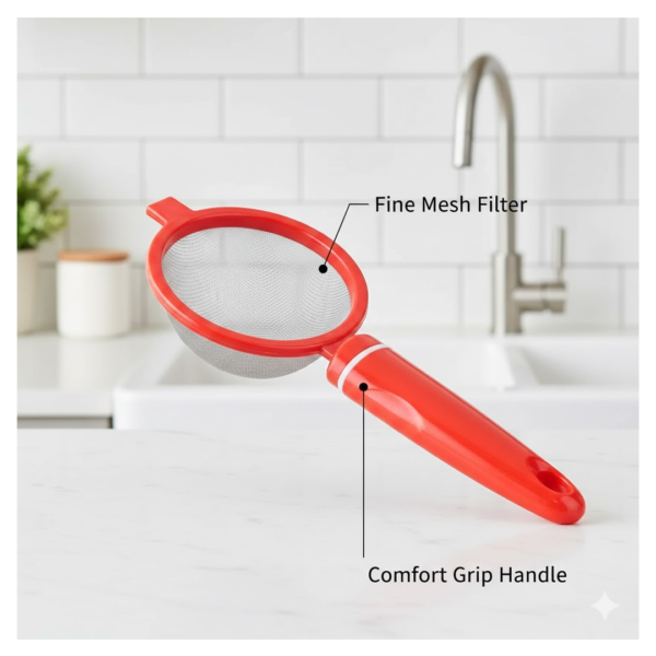 Plastic Tea Strainer Sieve (Chai Chalni)